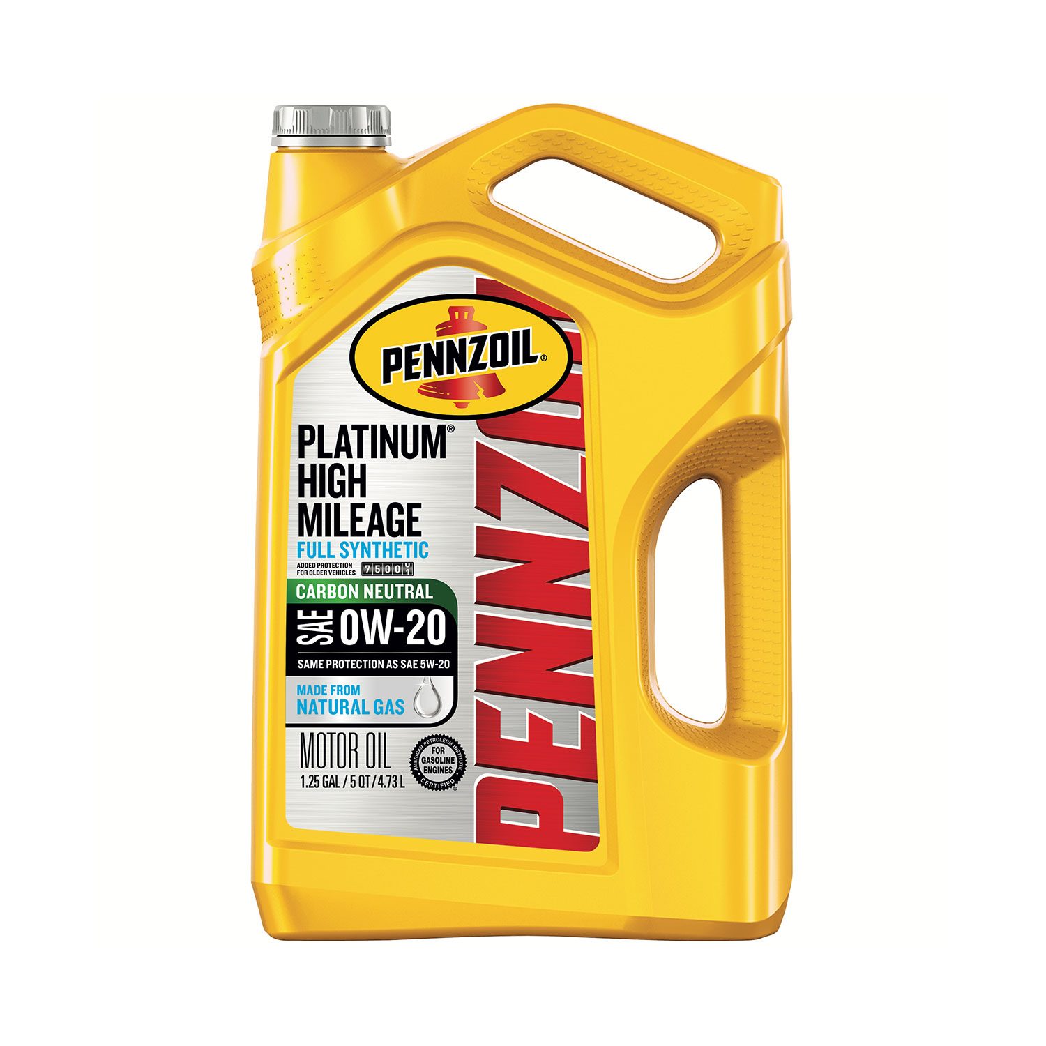 Pennzoil Platinum High Mileage Full Synthetic 0W-20