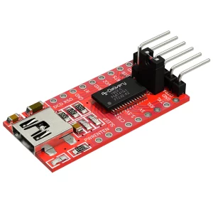 PROGRAMADOR USB SERIAL ROJO/AZUL  FTDI