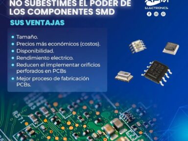 Componentes SMD y THT: ventajas y desventajas